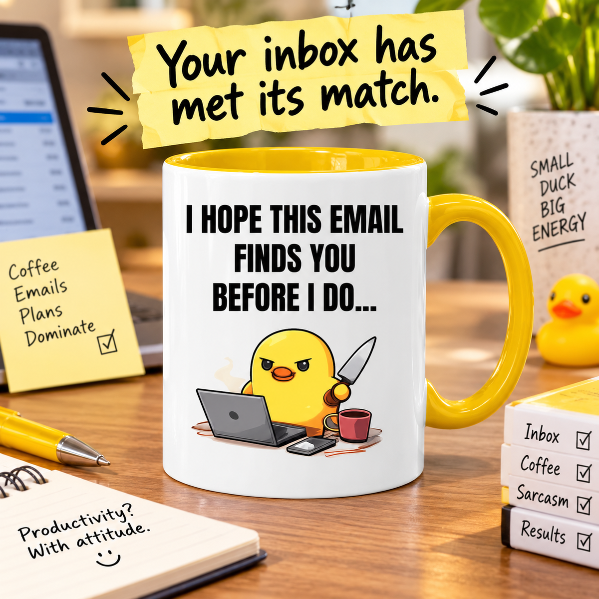Funny Office Email Mug | Work Colleague Gift | Office Humour Coffee Mug | Coworker Secret Santa Gift | 11oz Ceramic Mug