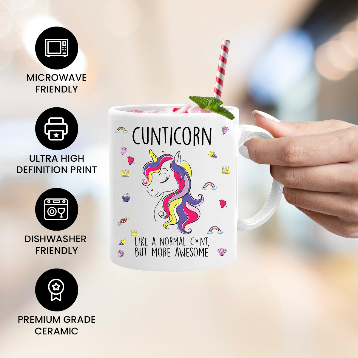 C**ticorn Unicorn Mug | Crude Mug