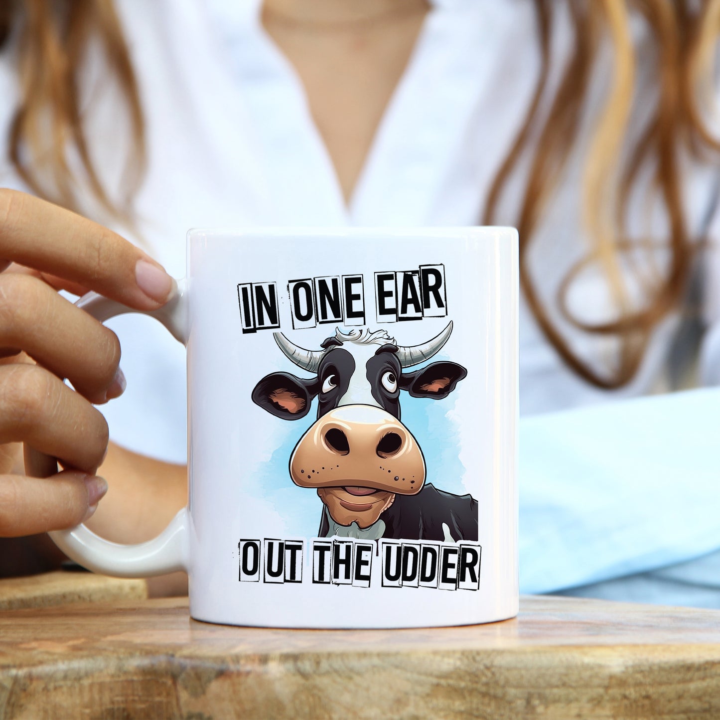 Out the udder - Cow Mug