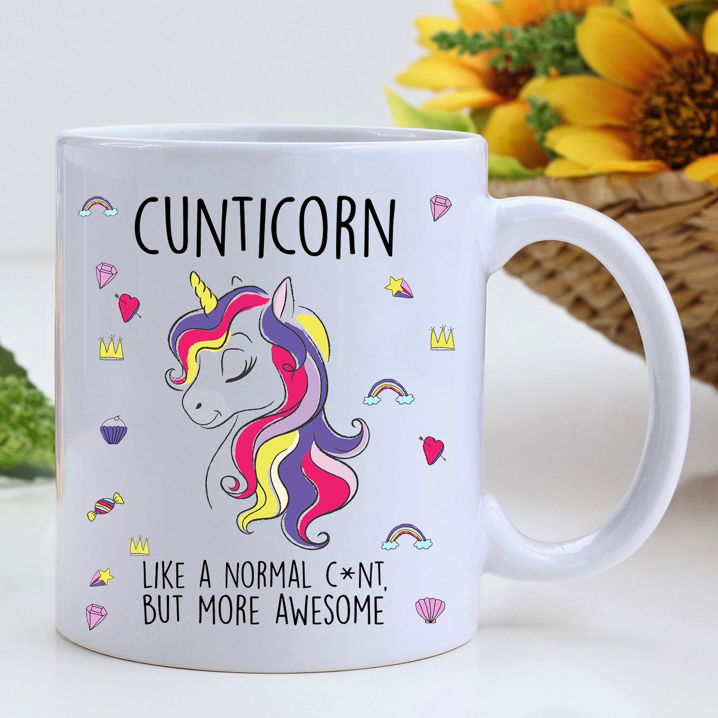 C**ticorn Unicorn Mug | Crude Mug