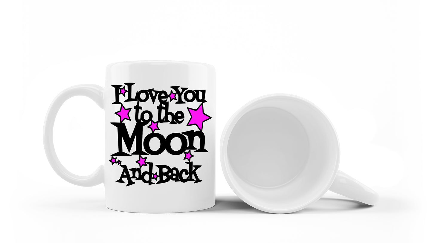 I Love You to the Moon and Back Mug | Romantic Valentine’s Gift