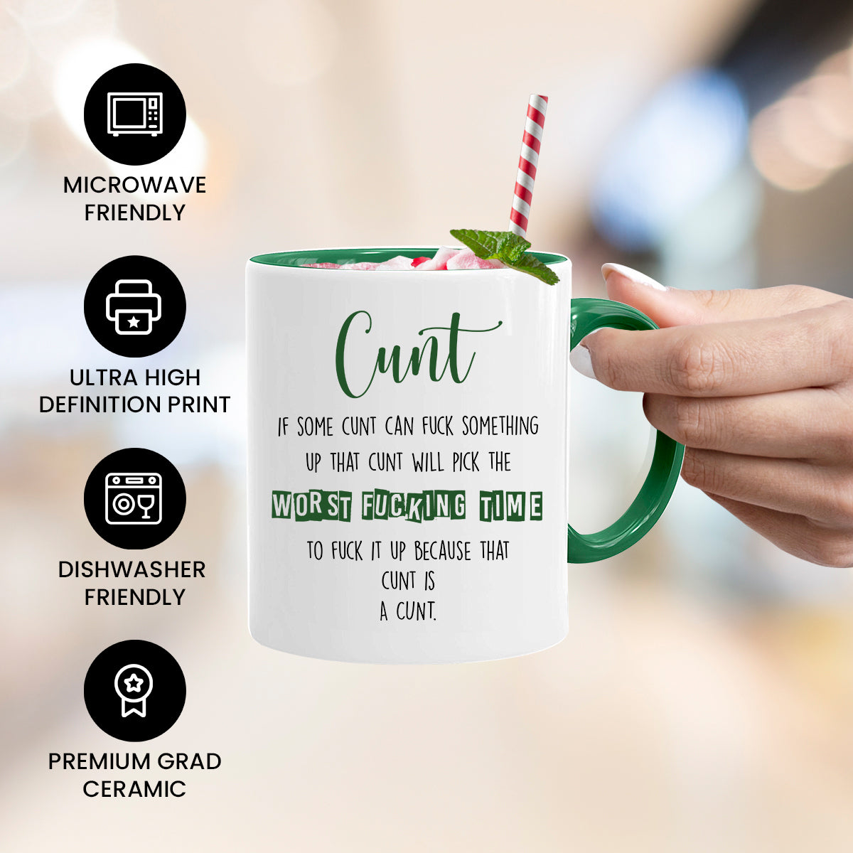 Definition of a C*NT - Rude Mug