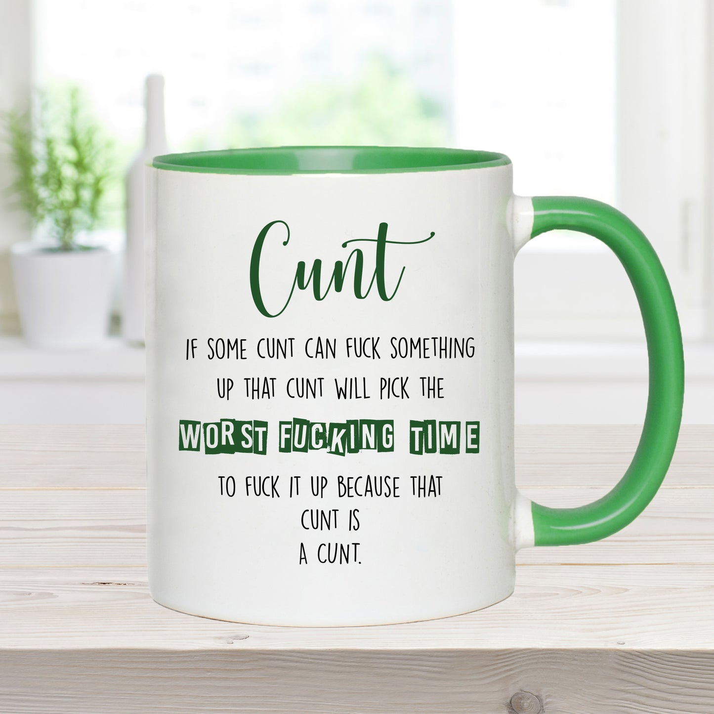 Definition of a C*NT - Rude Mug