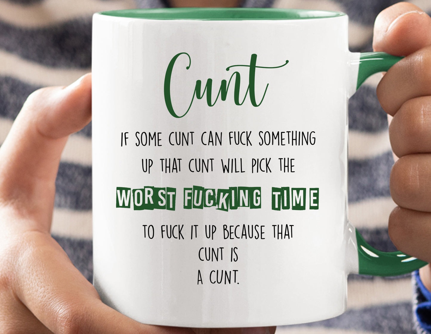 Definition of a C*NT - Rude Mug