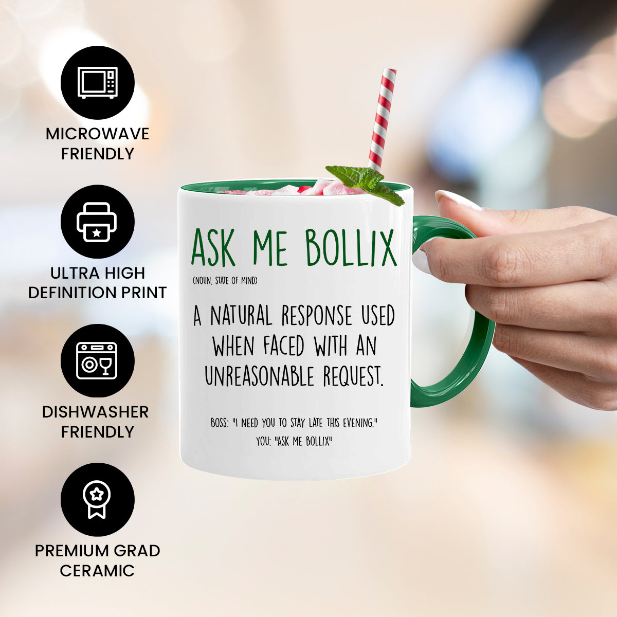 Ask me Bollix Mug
