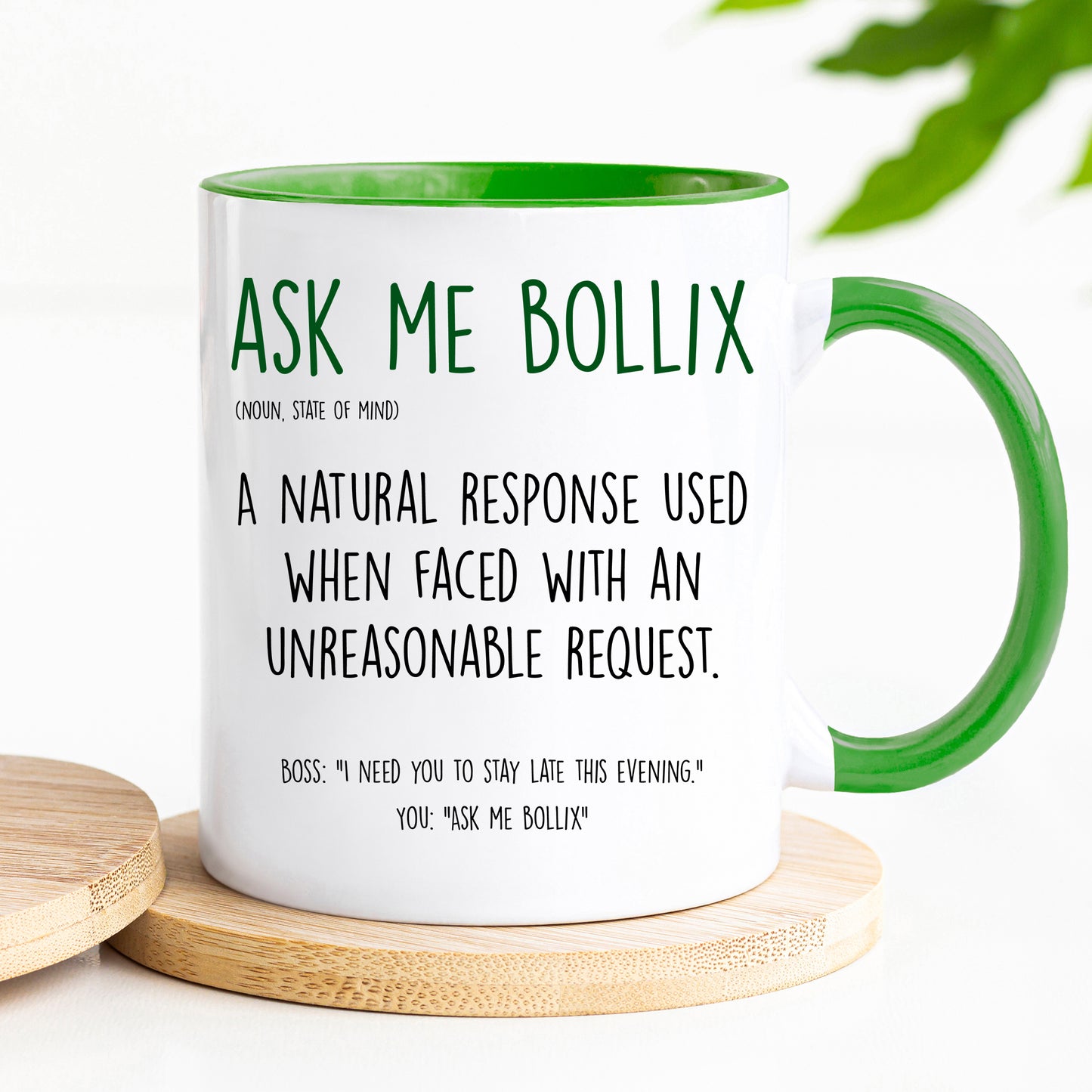 Ask me Bollix Mug