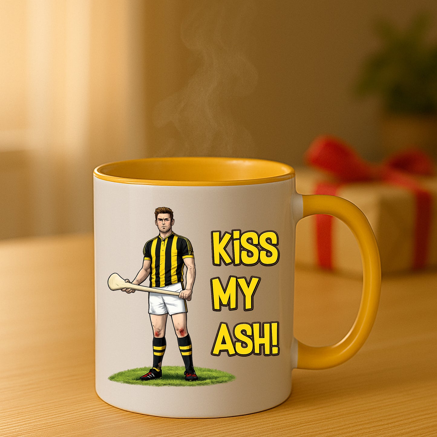 Kiss my Ash - Hurling Mug (Kilkenny)