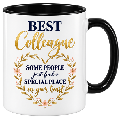 Best Colleague Mug | Work Colleague Gift | Coworker Thank You Gift | Friendship Office Mug | 11oz Ceramic Mug