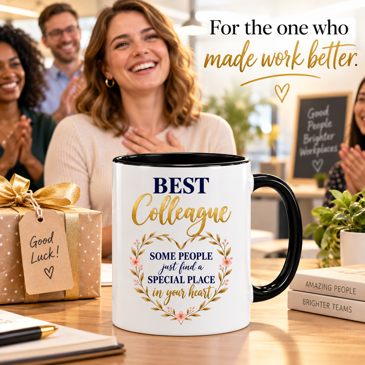 Best Colleague Mug | Work Colleague Gift | Coworker Thank You Gift | Friendship Office Mug | 11oz Ceramic Mug