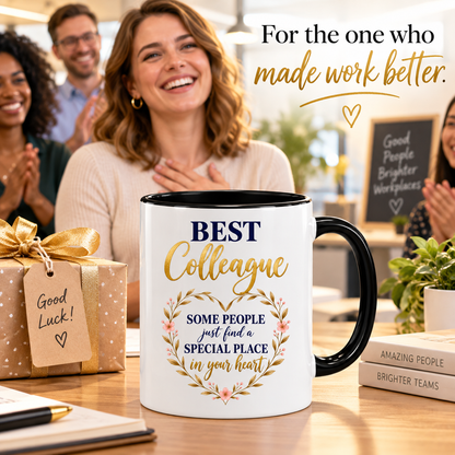 Best Colleague Mug | Work Colleague Gift | Coworker Thank You Gift | Friendship Office Mug | 11oz Ceramic Mug