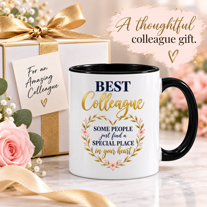Best Colleague Mug | Work Colleague Gift | Coworker Thank You Gift | Friendship Office Mug | 11oz Ceramic Mug