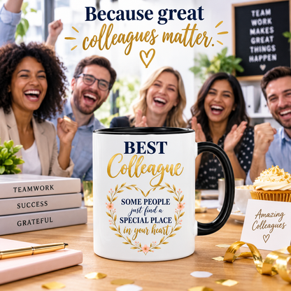 Best Colleague Mug | Work Colleague Gift | Coworker Thank You Gift | Friendship Office Mug | 11oz Ceramic Mug