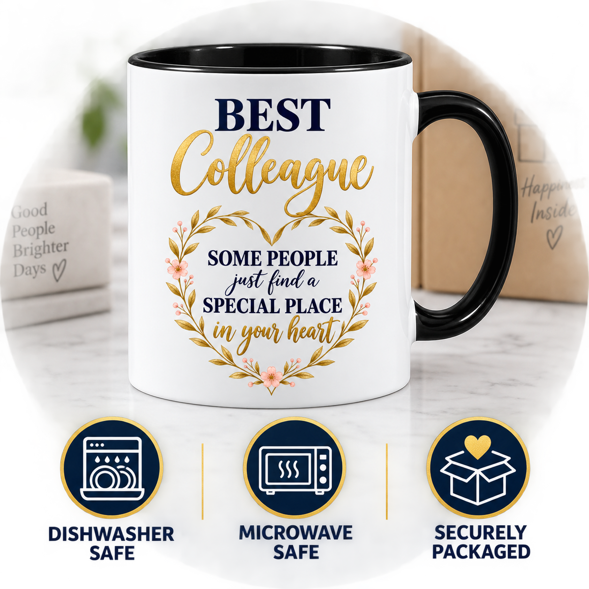 Best Colleague Mug | Work Colleague Gift | Coworker Thank You Gift | Friendship Office Mug | 11oz Ceramic Mug