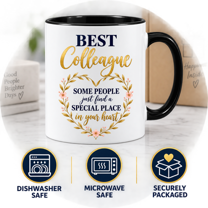Best Colleague Mug | Work Colleague Gift | Coworker Thank You Gift | Friendship Office Mug | 11oz Ceramic Mug