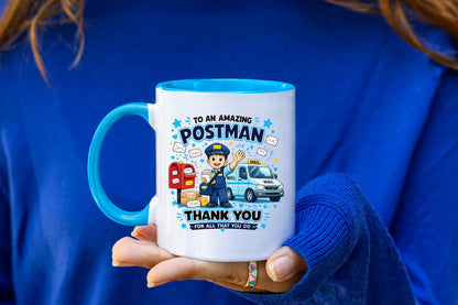 Postman Mug | Thank You Postman Gift | Mail Carrier Appreciation Mug | Postal Worker Coffee Mug | Delivery Driver Gift | 11oz Ceramic Mug