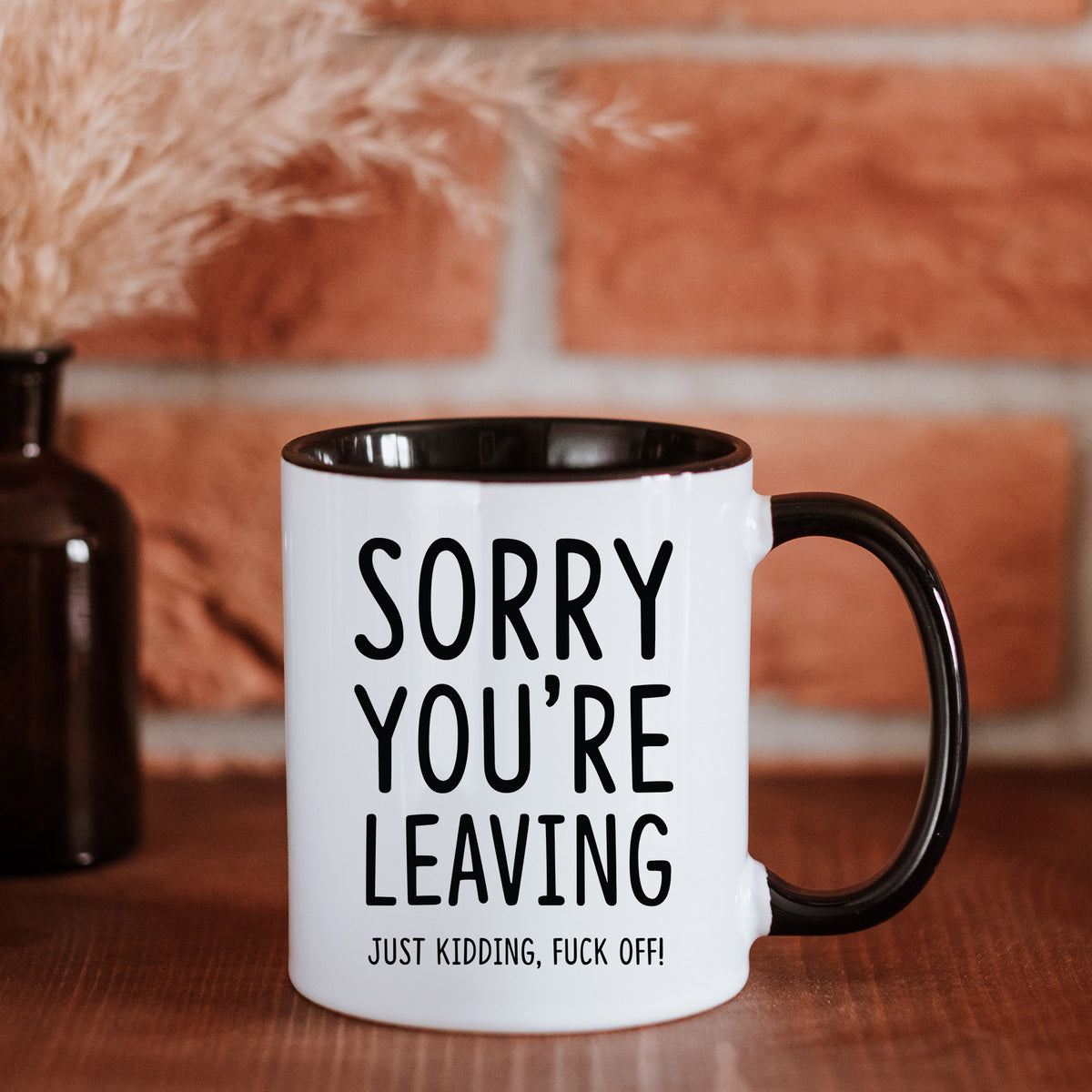 Sorry you're leaving Mug