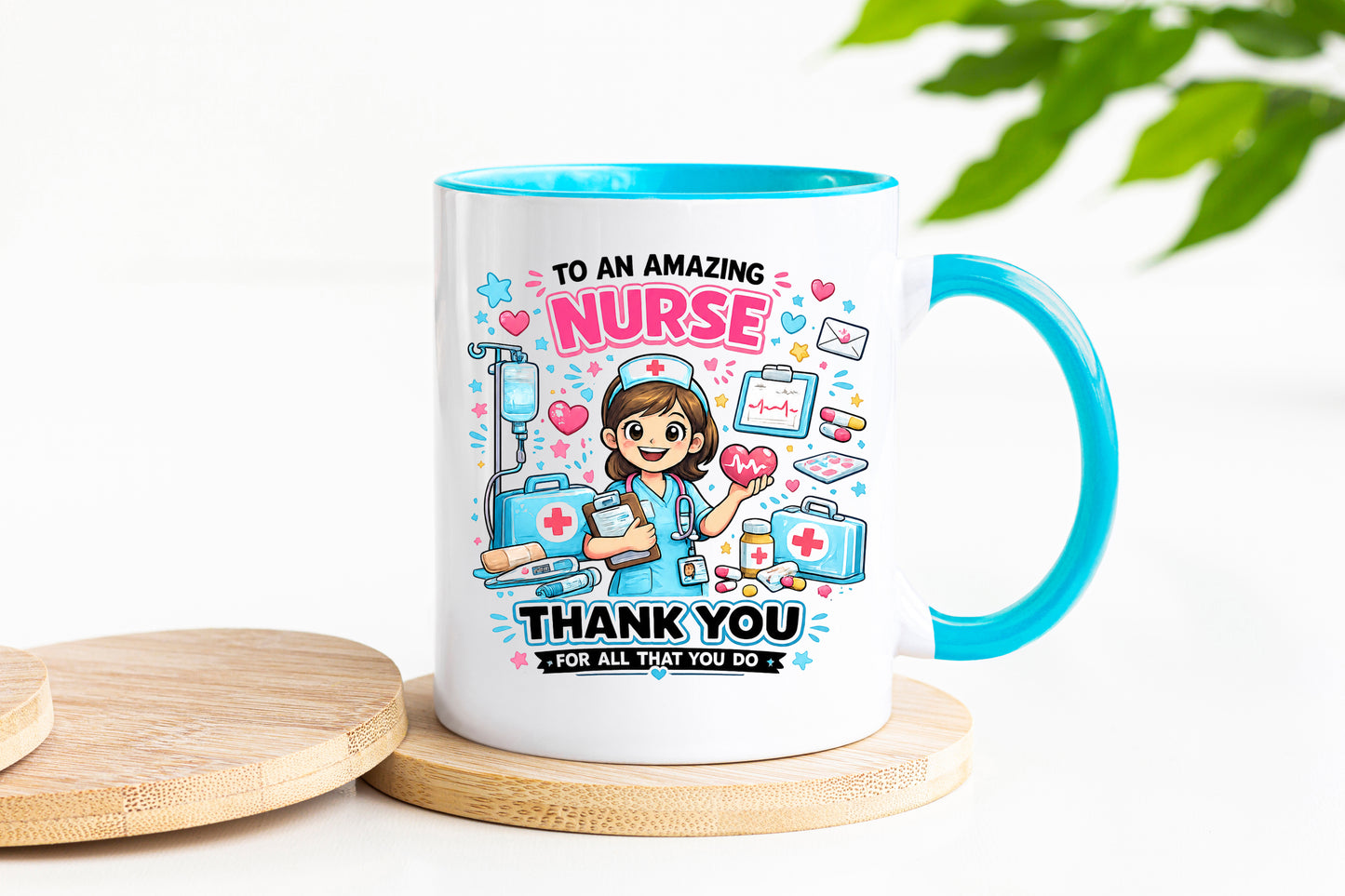 Nurse Mug | Thank You Nurse Gift | Nurse Appreciation Mug | Registered Nurse Coffee Mug | Healthcare Worker Gift | 11oz Ceramic Mug
