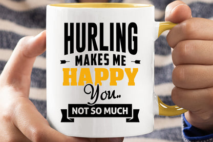 Hurling Makes me happy - Hurling Mug