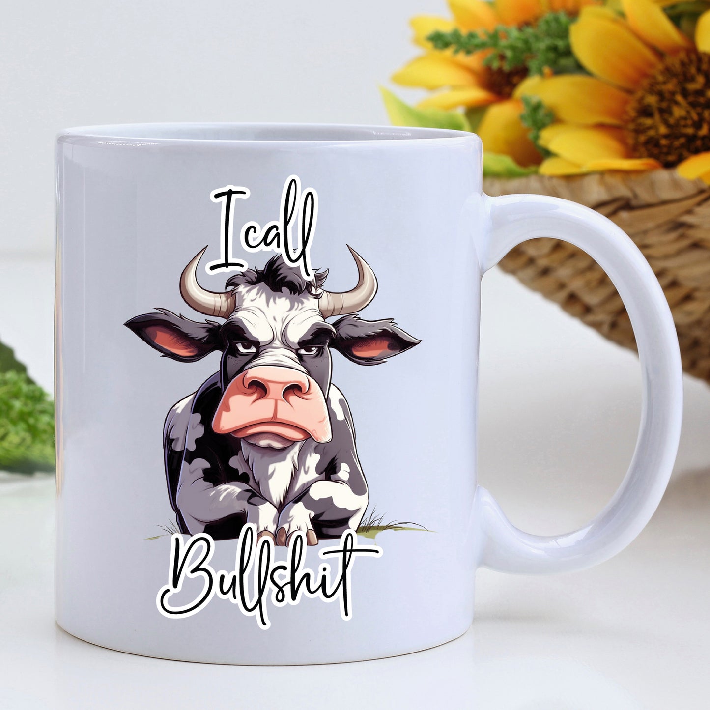 I call bullshit - Cow Mug