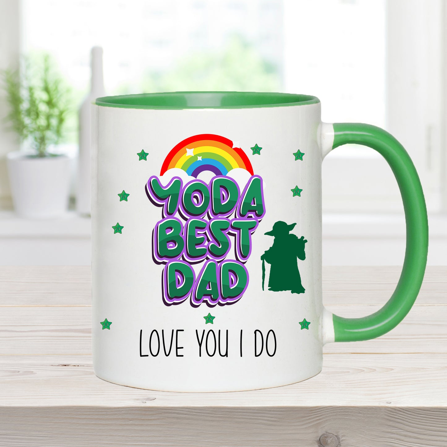 Yoda Best Dad - Novelty Dad Mug