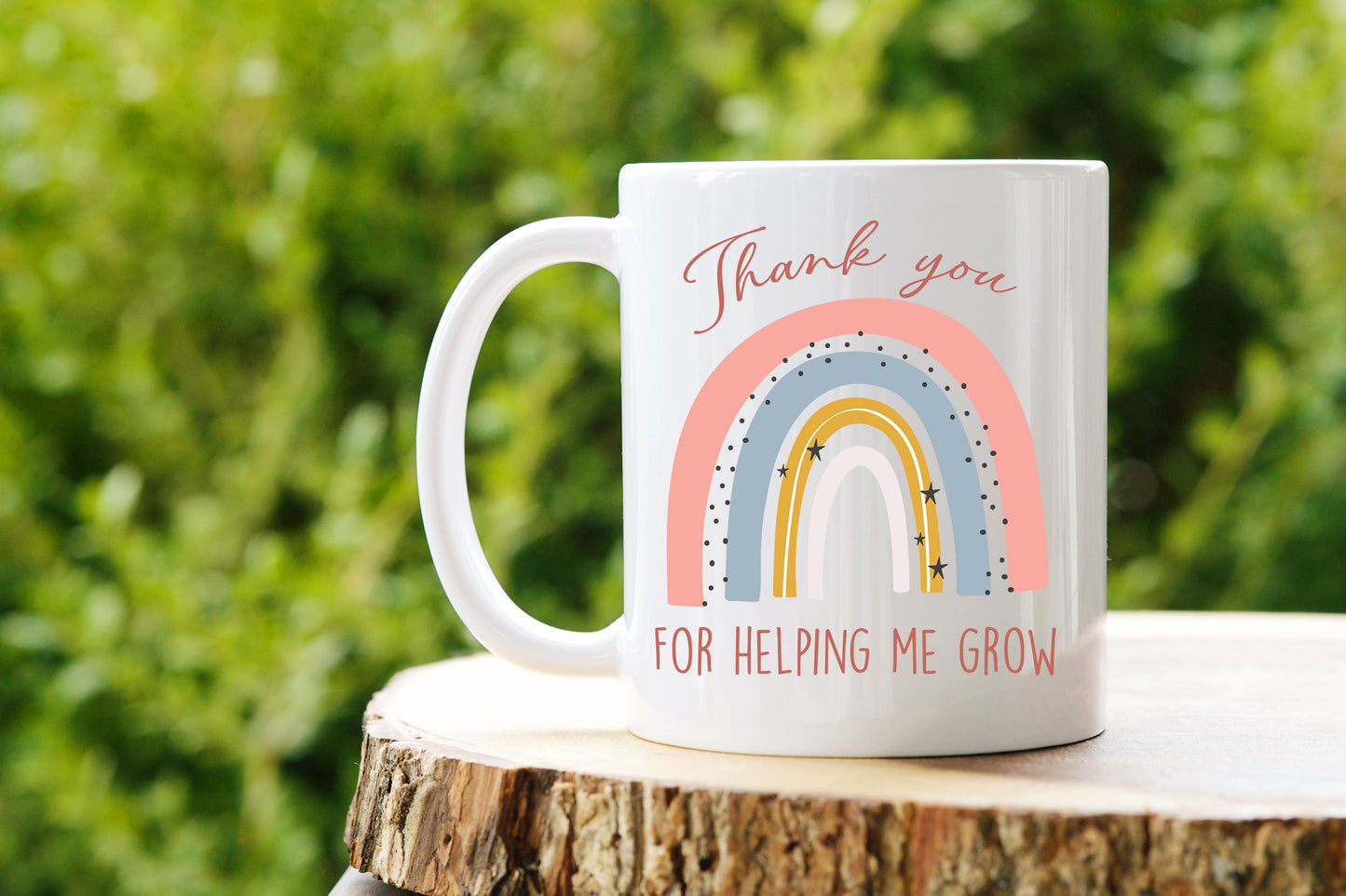 Thank you for helping me grow - Teacher Mug
