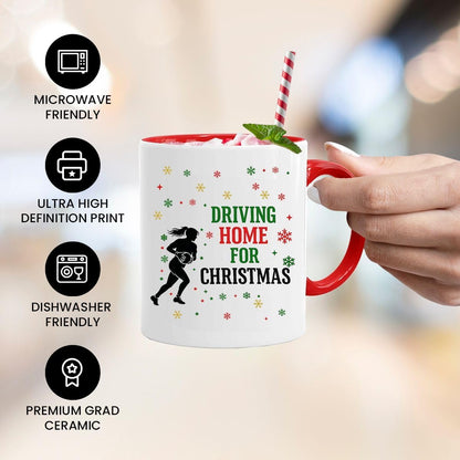 Driving Home Football Ladies - Christmas Mug