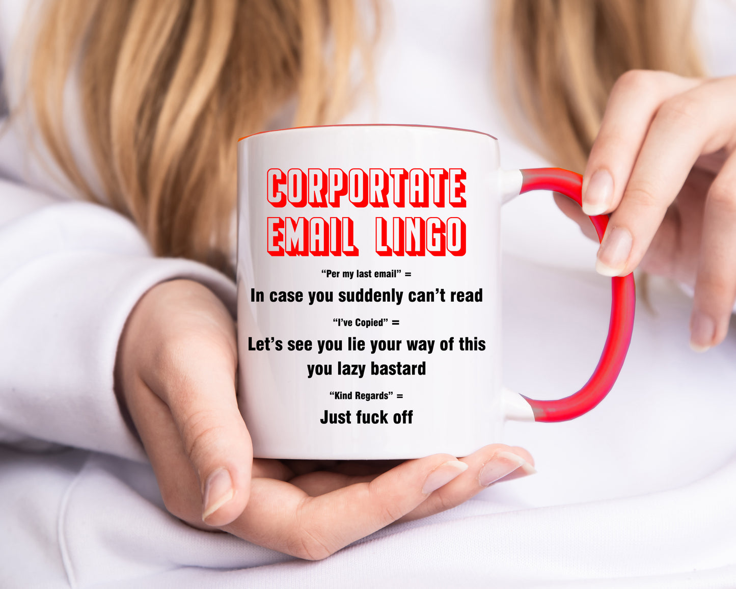 Corporate Email Lingo - Work Mug
