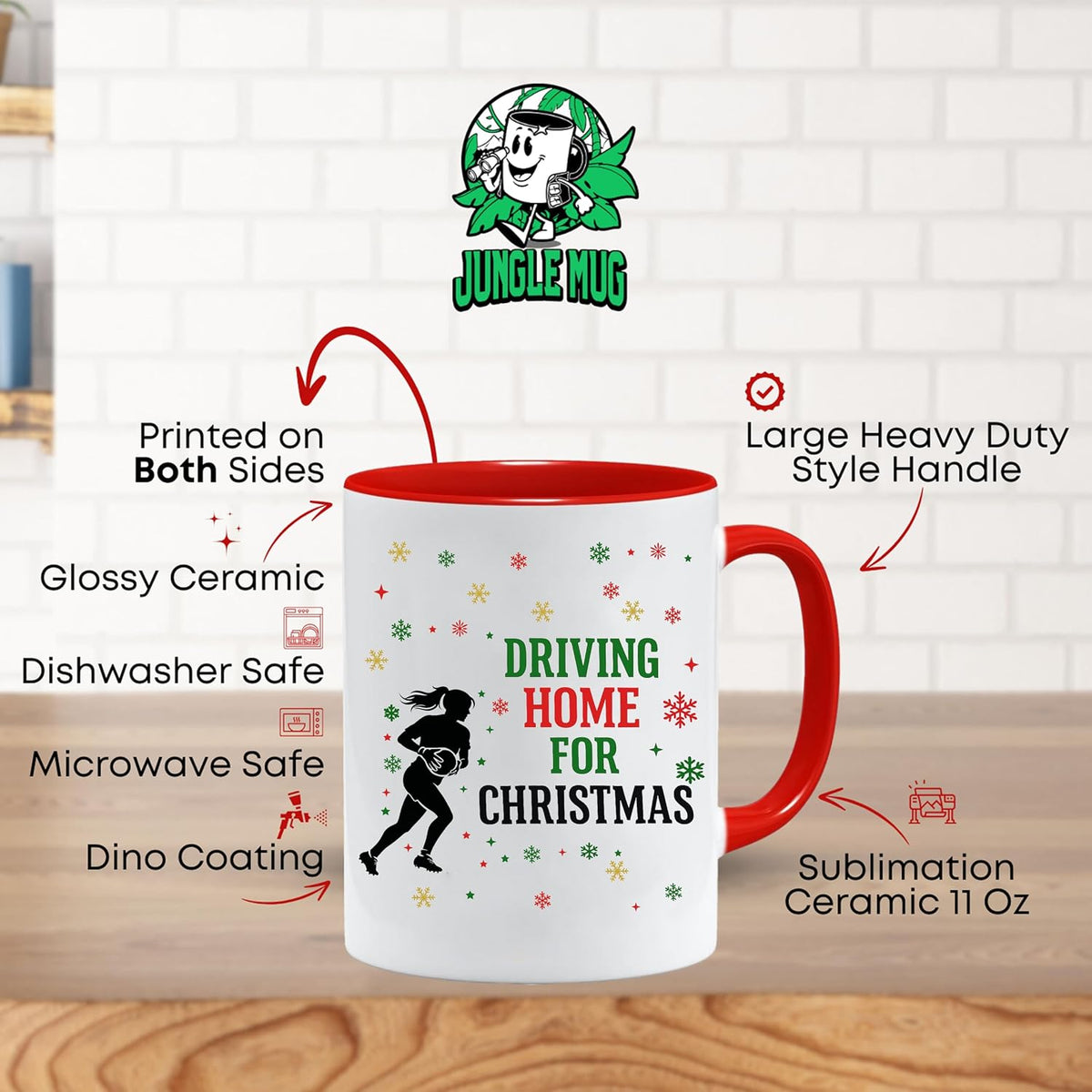 Driving Home Football Ladies - Christmas Mug