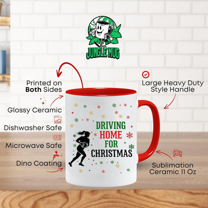 Driving Home Football Ladies - Christmas Mug