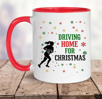 Driving Home Football Ladies - Christmas Mug