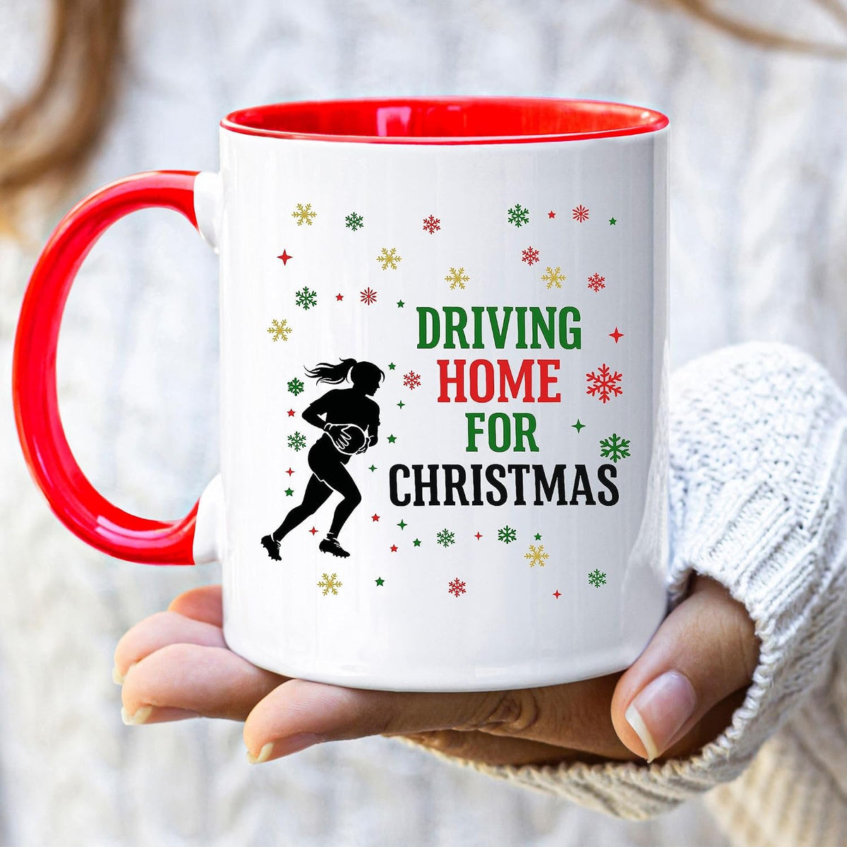 Driving Home Football Ladies - Christmas Mug