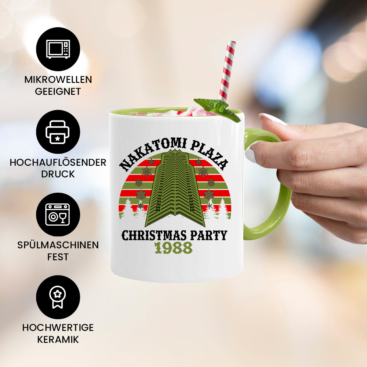 Nakatomi Die Hard Christmas Mug