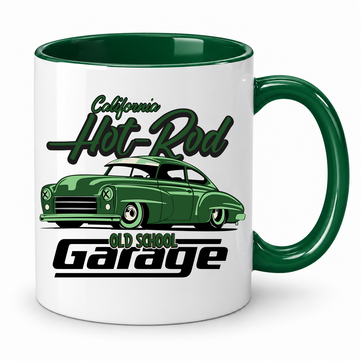 California Hot Rod Garage Mug | Gift for Car Lovers