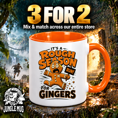 Rough Season For Gingers Mug | Funny Gingerbread Christmas Mug