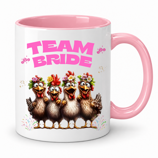 Team Bride Mug | Hen Party Mug | Funny Bridesmaid & Bridal Party Gift