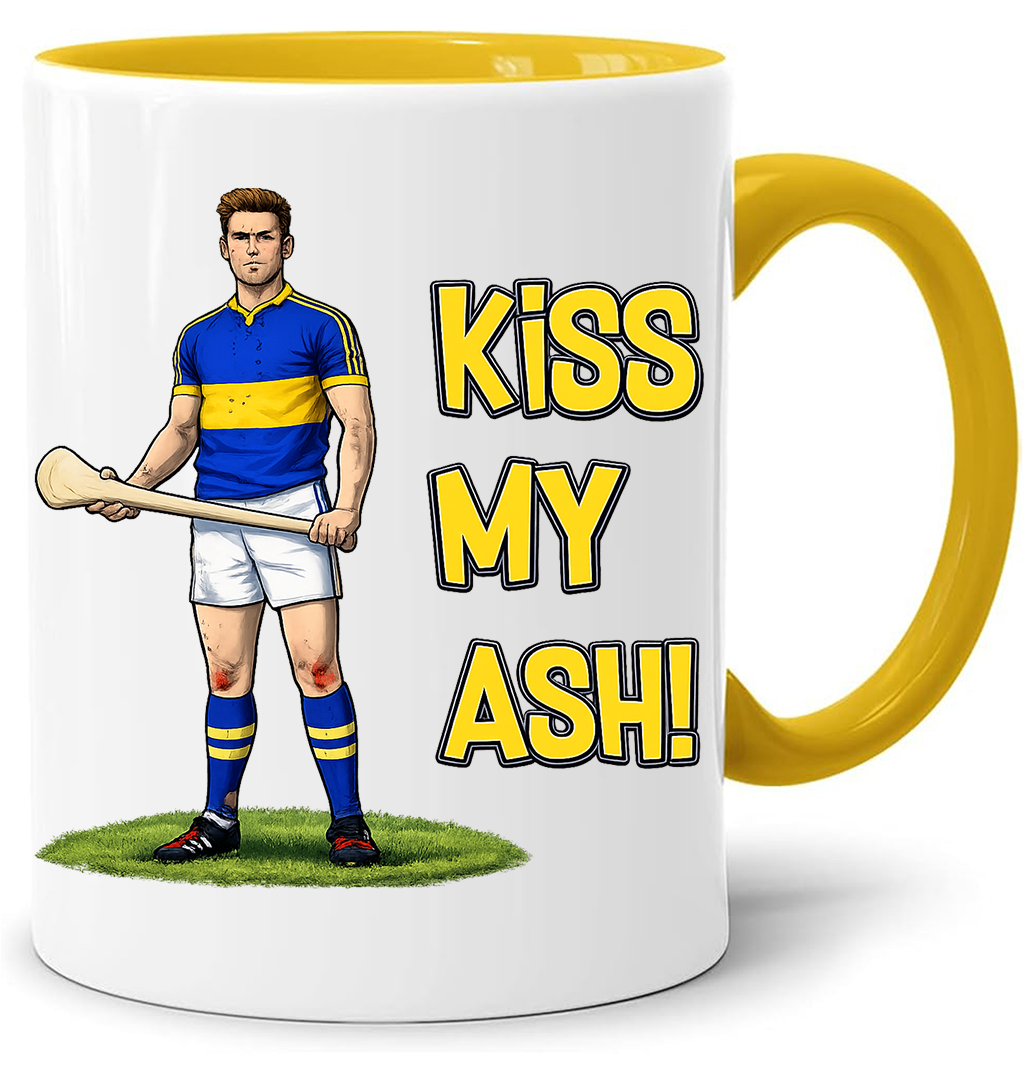 Tipperary Hurling Mug | Kiss My Ash Funny Tipp Gift
