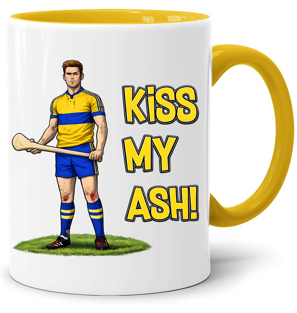 Clare Hurling Mug | Kiss My Ash Funny Clare Gift