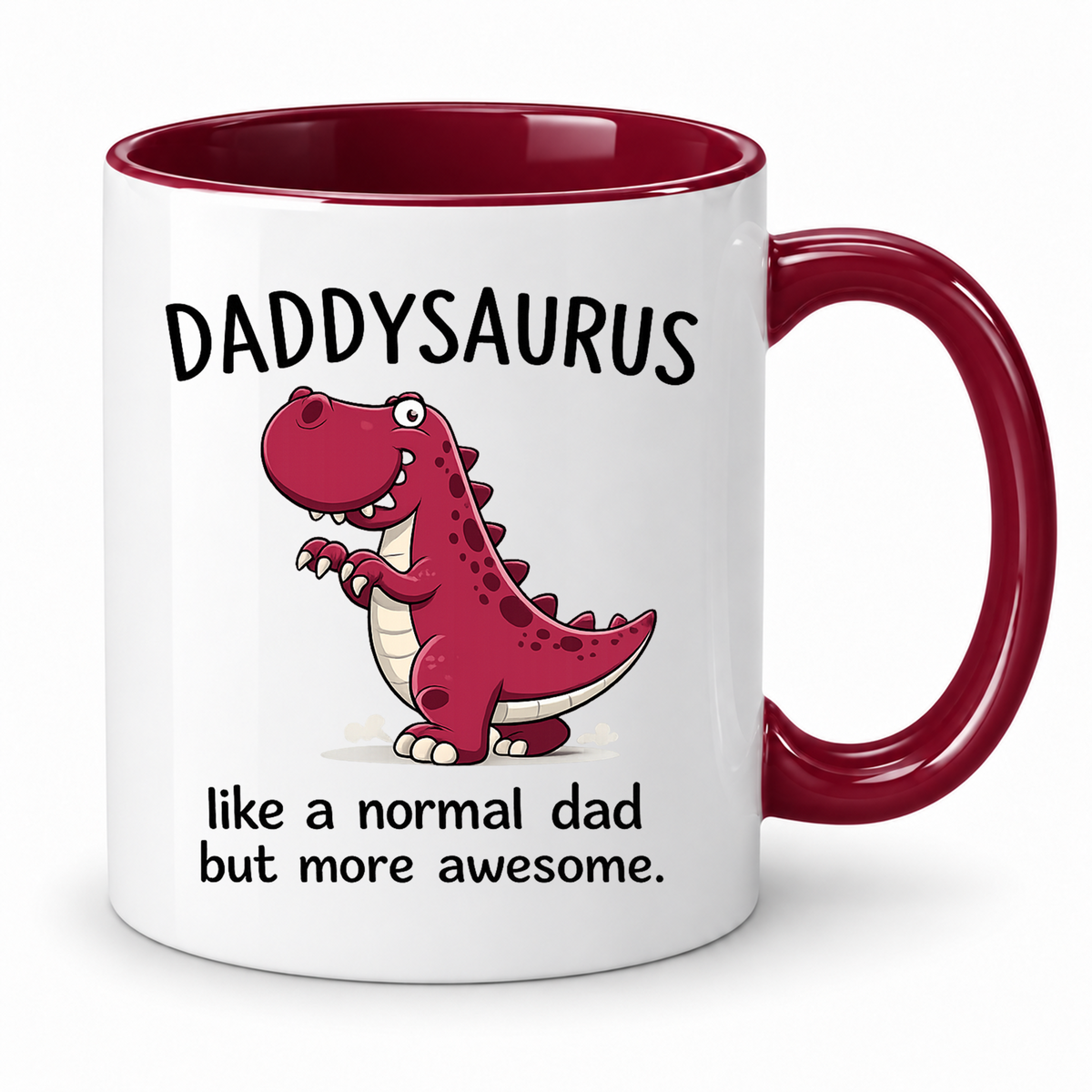 Daddysaurus Mug | Like a Normal Dad But More Awesome | Funny Dad Gift