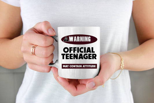 Warning Official Teenager mug – 11oz ceramic mug