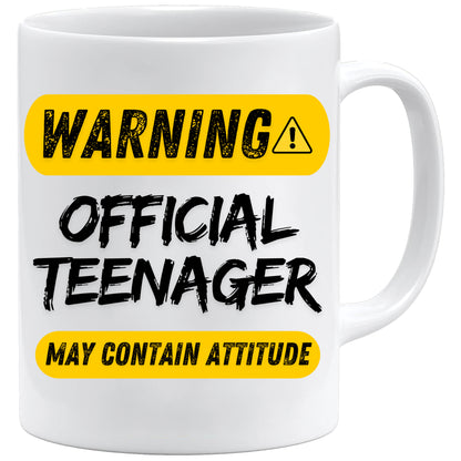 Warning Official Teenager Mug