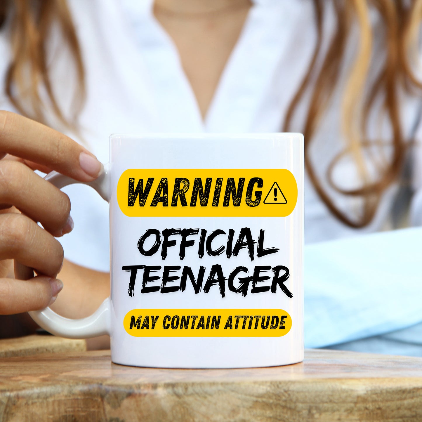 Warning Official Teenager Mug