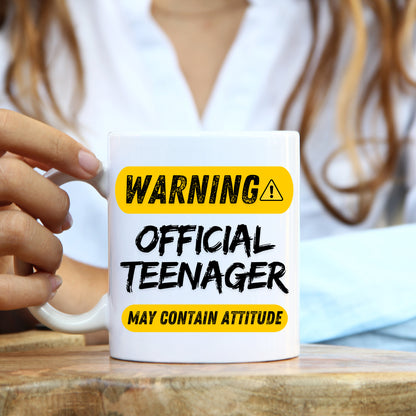 Warning Official Teenager Mug