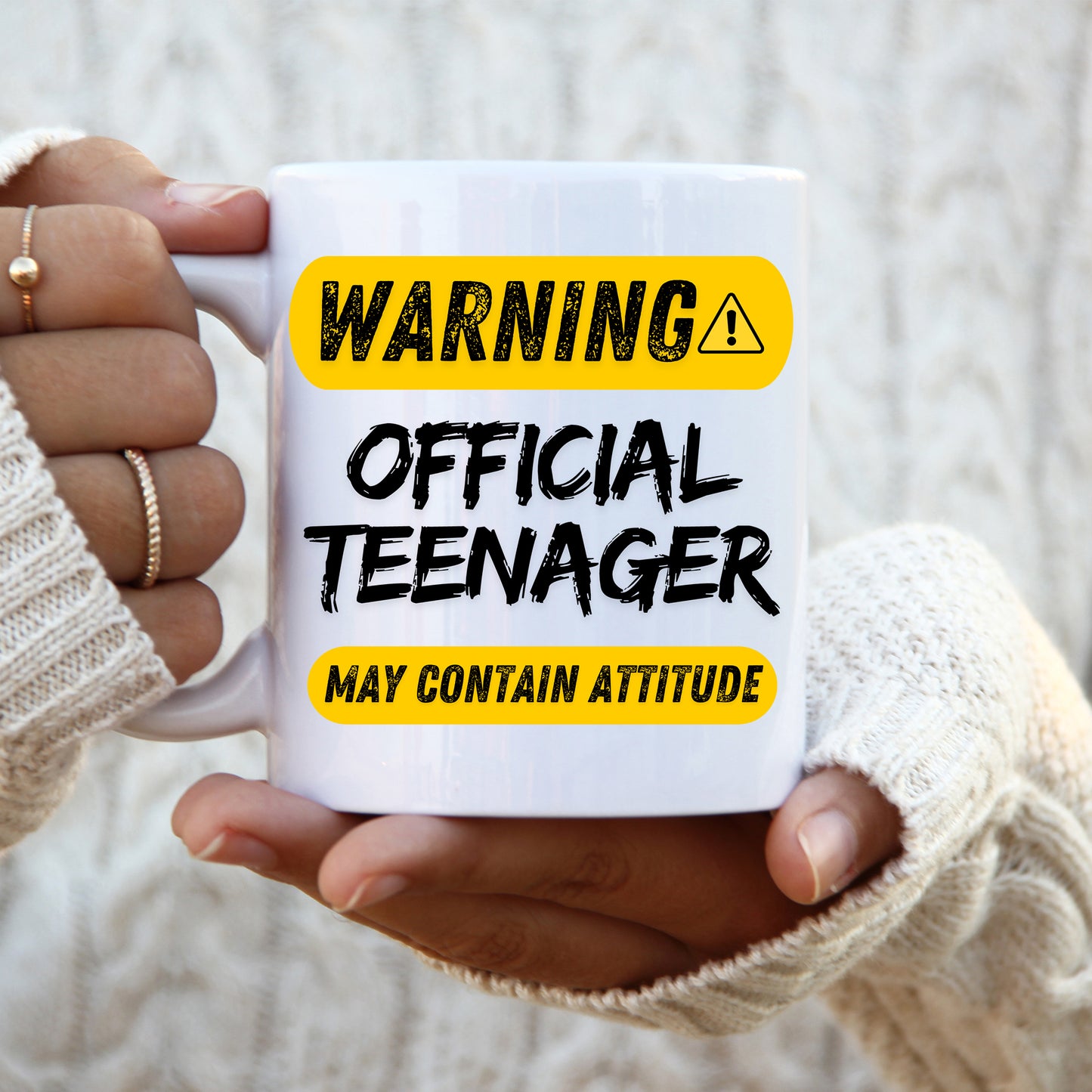 Warning Official Teenager Mug