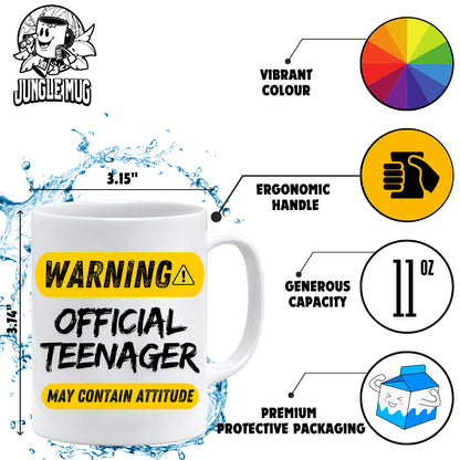 Warning Official Teenager Mug