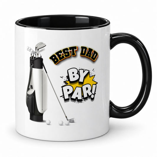 Best Dad by Par Mug – Golf Gift for Dad – Father's Day Gift