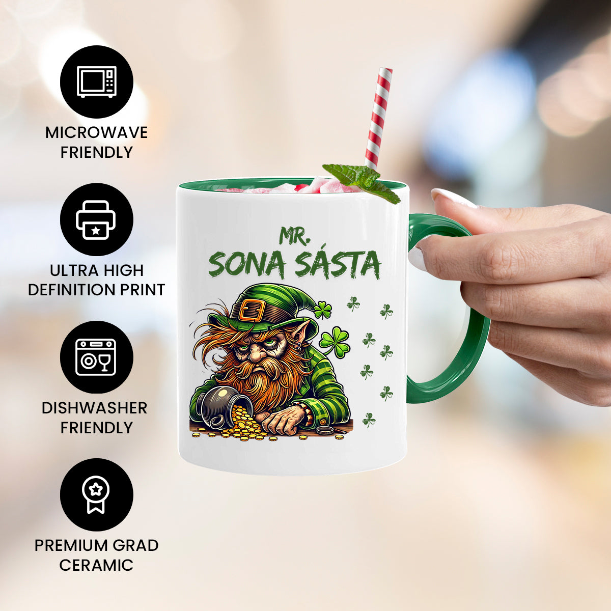 Mr. Sona Sásta | As Gaeilge Mug