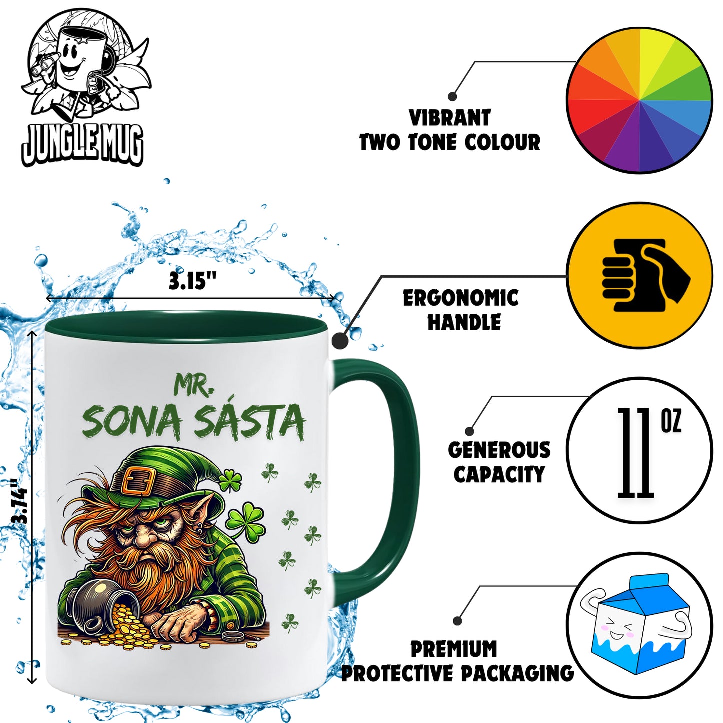 Mr. Sona Sásta | As Gaeilge Mug