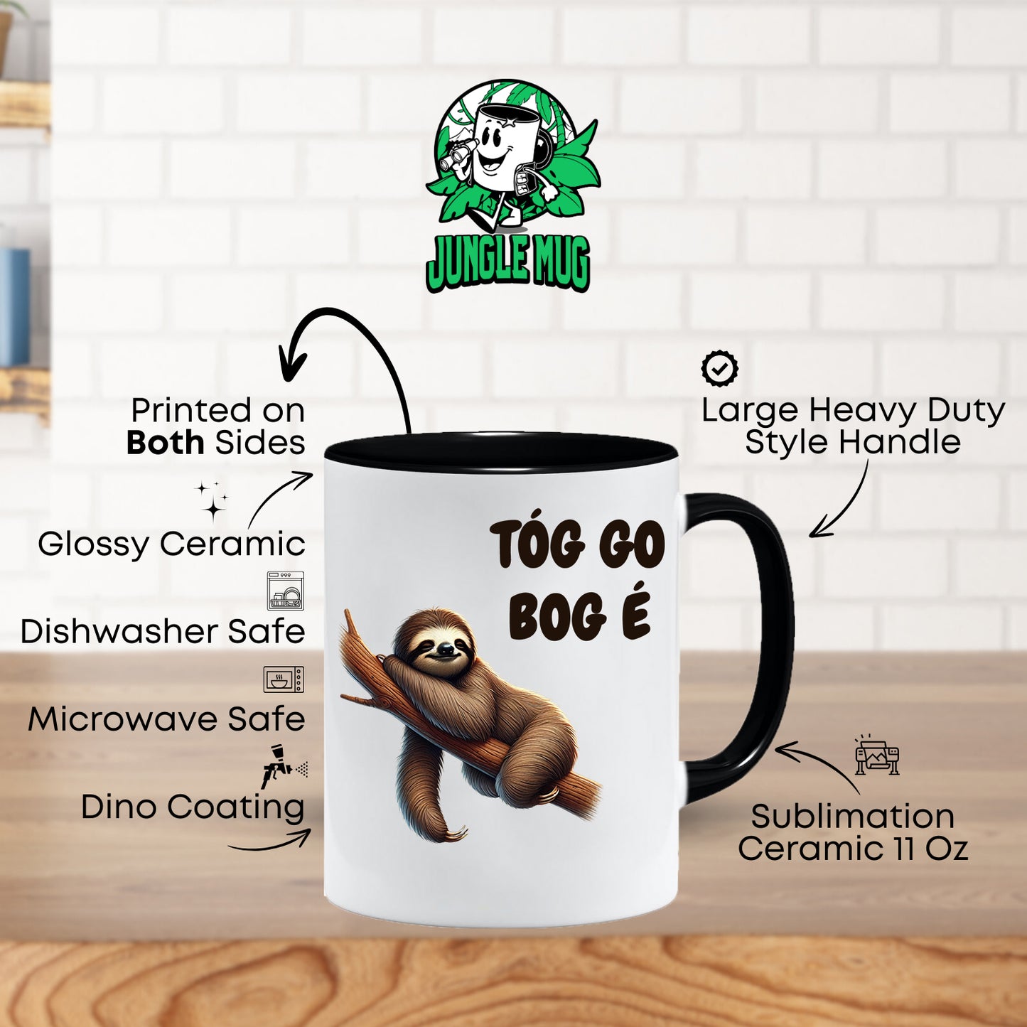 Tóg go bog é! (Take it easy) As Gaeilge