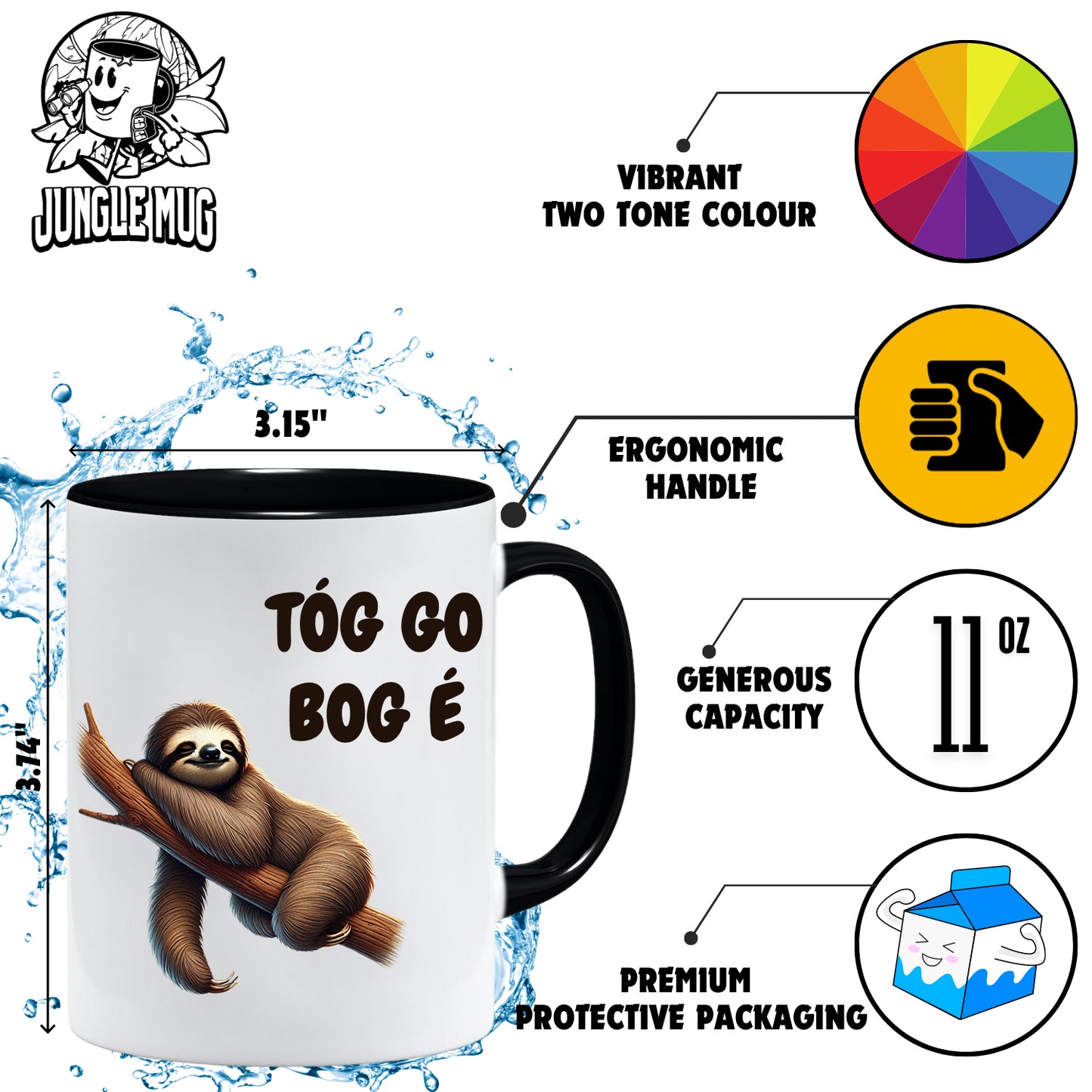 Tóg go bog é! (Take it easy) As Gaeilge