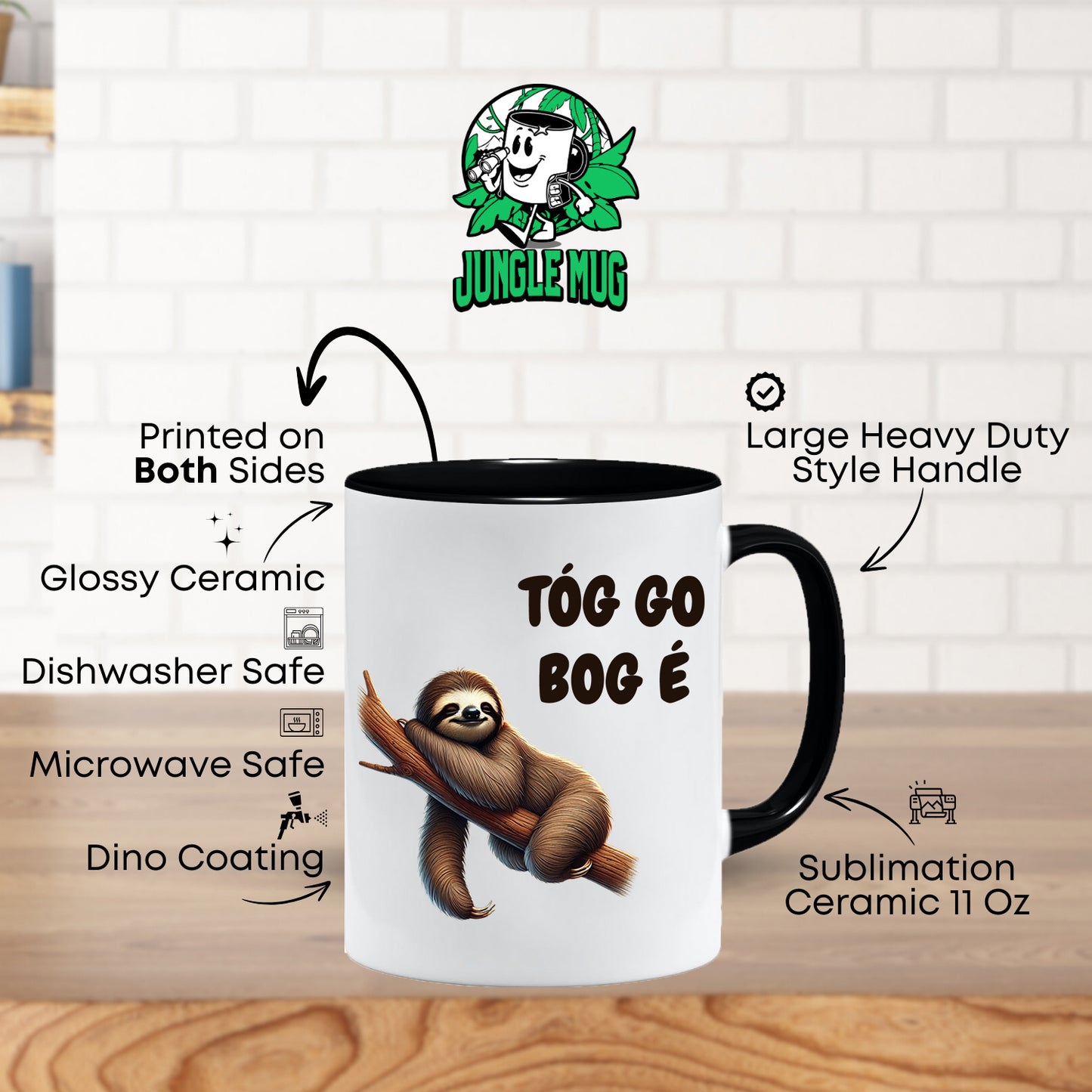 Tóg go bog é! (Take it easy) As Gaeilge